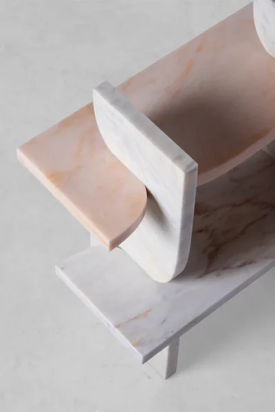 Marble Shelf Structured Unique Designed Hanged