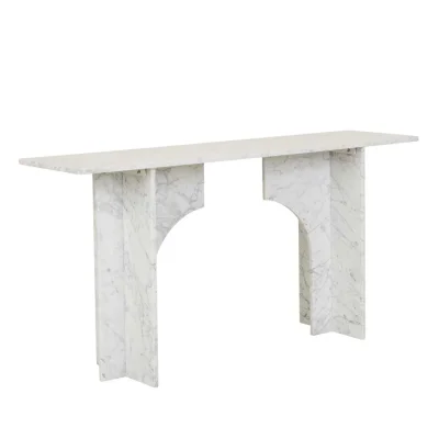 Marble Console Table Minimalistic Structured European Stand