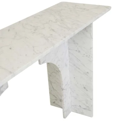 Marble Console Table Minimalistic Structured European Stand