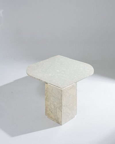 Marble Coffee Table Unique Minimalistic Leaf Stand