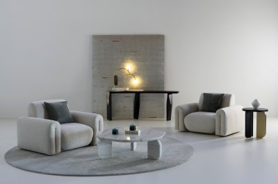 Marble Coffee Table Unique Minimalistic Circle Round Edge Marble Coffee Table Unique Minimalistic Circle Round Edge