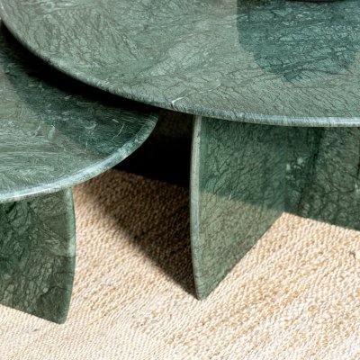 Mable Coffee Table Circle Circular Top Oval Leg Mable Coffee Table Circle Circular Top Oval Leg