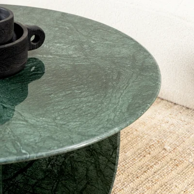 Mable Coffee Table Circle Circular Top Oval Leg Mable Coffee Table Circle Circular Top Oval Leg