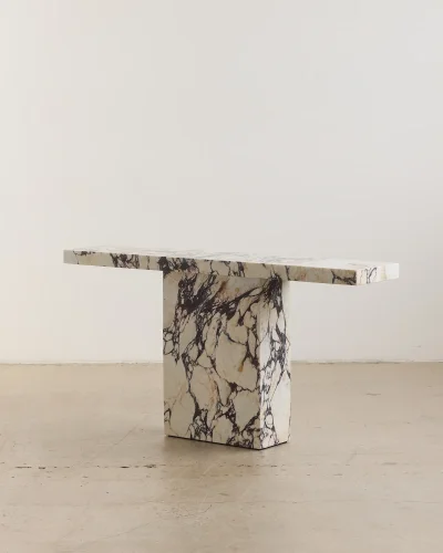 Marble Console Table Square Sharp Edge Cube Legged Marble Console Table Square Sharp Edge Cube Legged