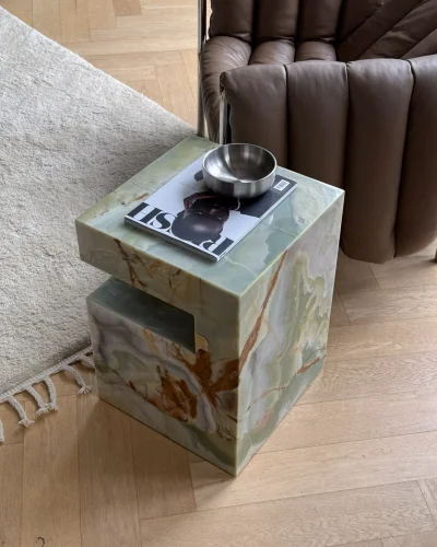 Mable Side Table Book Shelf Cubed Designed Mable Side Table Book Shelf Cubed Designed