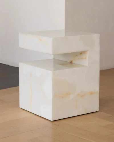 Mable Side Table Book Shelf Cubed Designed Mable Side Table Book Shelf Cubed Designed
