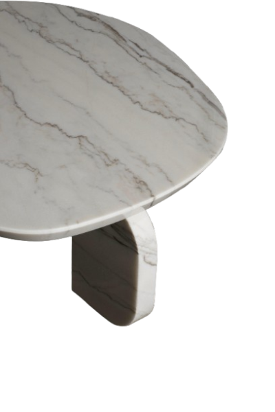 Marble Coffee Table Unique Minimalistic Circle Round Edge Marble Coffee Table Unique Minimalistic Circle Round Edge