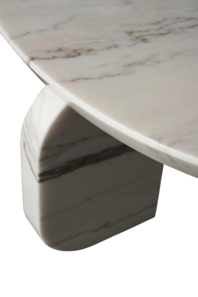Marble Coffee Table Unique Minimalistic Circle Round Edge Marble Coffee Table Unique Minimalistic Circle Round Edge