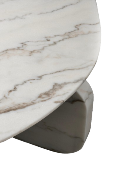 Marble Coffee Table Unique Minimalistic Circle Round Edge Marble Coffee Table Unique Minimalistic Circle Round Edge