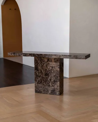 Marble Console Table Square Sharp Edge Cube Legged Marble Console Table Square Sharp Edge Cube Legged