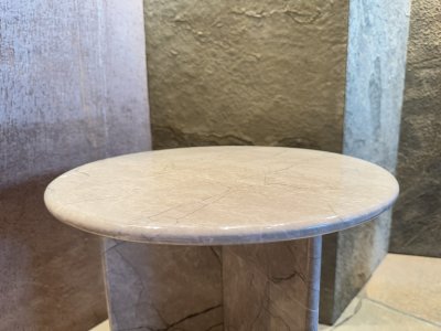 Marble Bedside Table 3 Legged Clean Polished