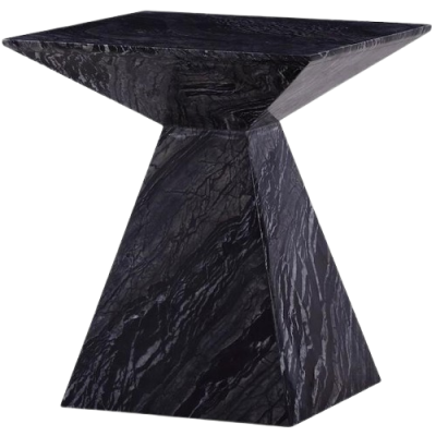 Mable Side Table Pyramid Shaped Mable Side Table Pyramid Shaped