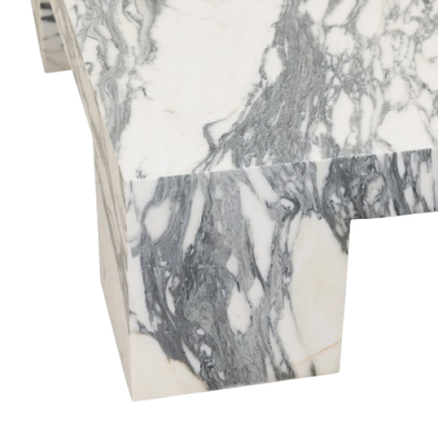 Mable Coffee Table Square Stand Block Texture