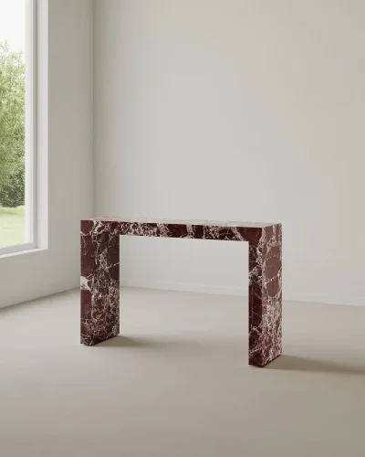Mable Console Table Sharp Edge Thick Cobe Mable Console Table Sharp Edge Thick Cobe