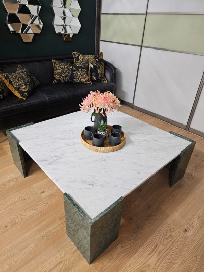 Mable Coffee Table Square Stand Block Texture Mable Coffee Table Square Stand Block Texture