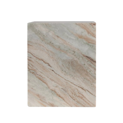 Marble Bedside Table Shelf Stand Hard Square