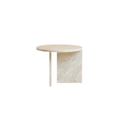 Marble Side Table Circular Top Table Rounded Edge Marble Side Table Circular Top Table Rounded Edge