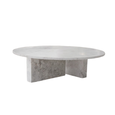 Mable Coffee Table Round Thick Stand Legged