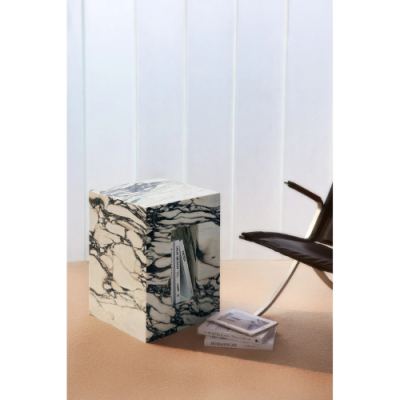 Mable Side Table Rectangle Hole Cuboid Table Mable Side Table Rectangle Hole Cuboid Table