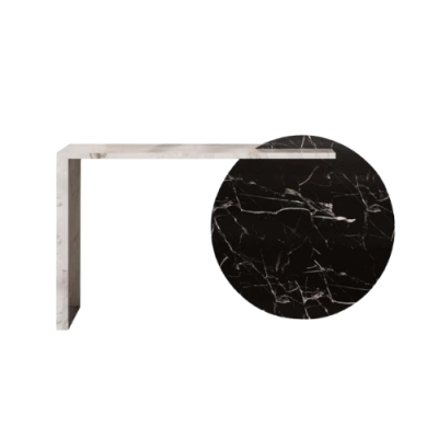 Marble Console Table Minimalistic Circle Stand R