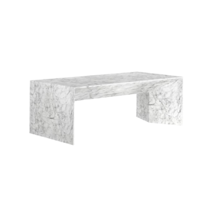 Mable Coffee Table Rectangle Shaped Thick Two Sided