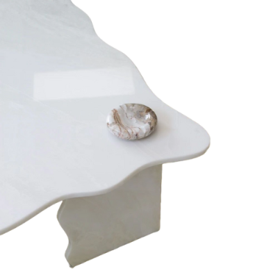 Mable Coffee Table Wavy Texture Designed