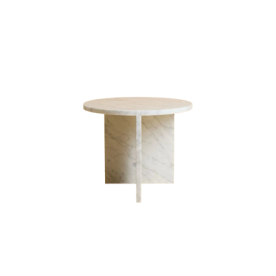 Marble Side Table Circular Top Table Rounded Edge Marble Side Table Circular Top Table Rounded Edge