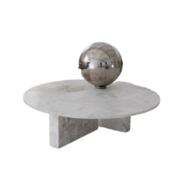 Mable Coffee Table Round Thick Stand Legged