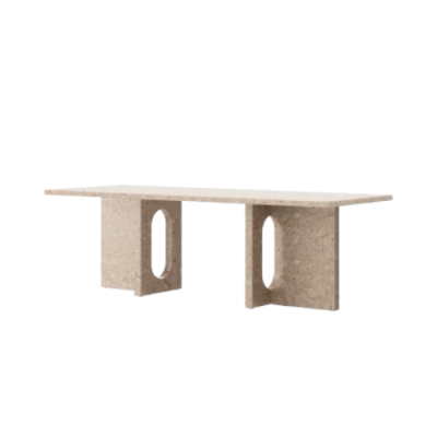 Mable Coffee Table Rectangle Shaped Holed Mable Coffee Table Rectangle Shaped Holed