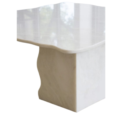 Mable Coffee Table Wavy Texture Designed