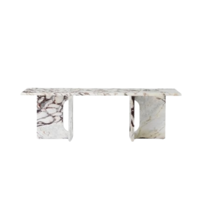 Mable Coffee Table Rectangle Shaped Holed Mable Coffee Table Rectangle Shaped Holed