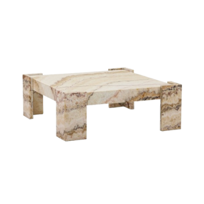 Mable Coffee Table Puzzle Square Stand Hard Edge