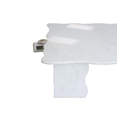 Mable Coffee Table Wavy Texture Designed