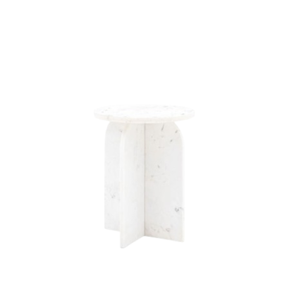 Mable Round Side Table Circular Elegante Edge