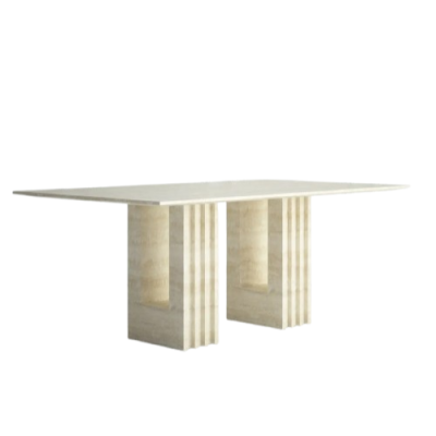 Mable Dining Table Dragon's Hole Designed Multiple Stand Mable Dining Table Dragon's Hole Designed Multiple Stand