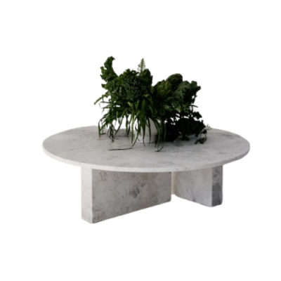 Mable Coffee Table Round Thick Stand Legged