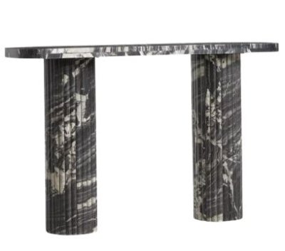 Marble Console Table Circular Edge Marble Console Table Circular Edge
