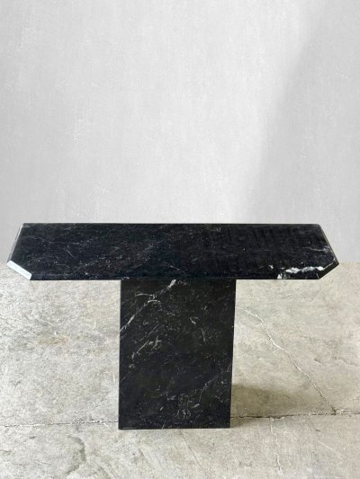Marble Console Table Square Sharp Edge Cube Legged Marble Console Table Square Sharp Edge Cube Legged