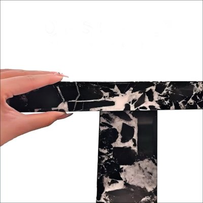 Marble Console Table Pyramid Sharp Leg Pointy Marble Console Table Pyramid Sharp Leg Pointy