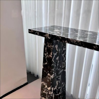 Marble Console Table Pyramid Sharp Leg Pointy Marble Console Table Pyramid Sharp Leg Pointy