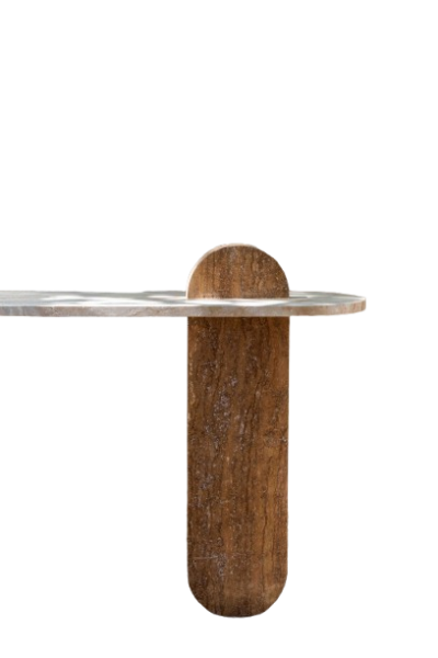 Marble Console Table Minimalistic Oval Stand R Marble Console Table Minimalistic Oval Stand R