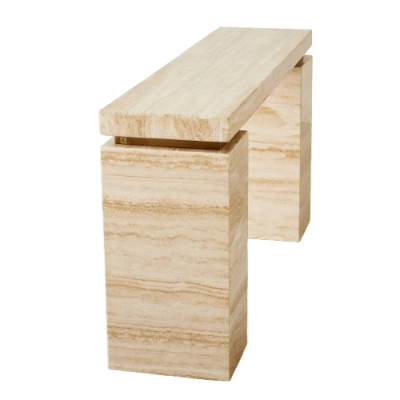 Marble Console Table Modern Elegant Marble Flat Structure