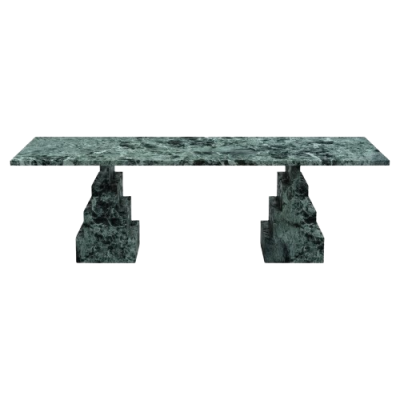 Marble Dining Table Structural Block Miniature