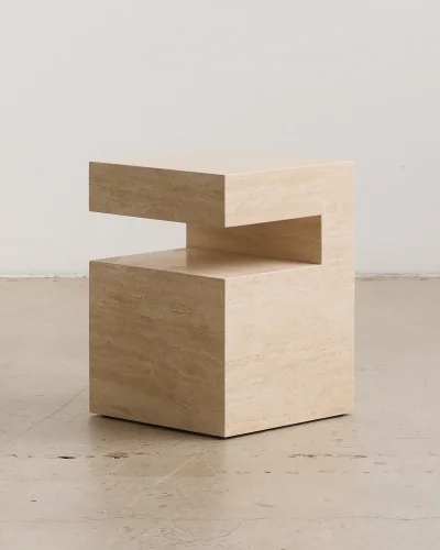 Mable Side Table Book Shelf Cubed Designed Mable Side Table Book Shelf Cubed Designed