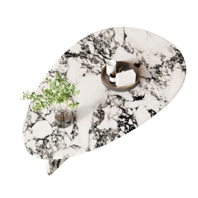Mable Coffee Table Two Legged Leaf Top Table Mable Coffee Table Two Legged Leaf Top Table