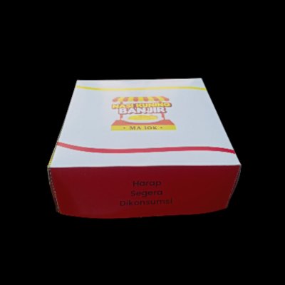 Cetak Custom Box / Kotak Nasi 20 x 20 x 7 cm – Duplex 310 & 350 gsm – Full Color