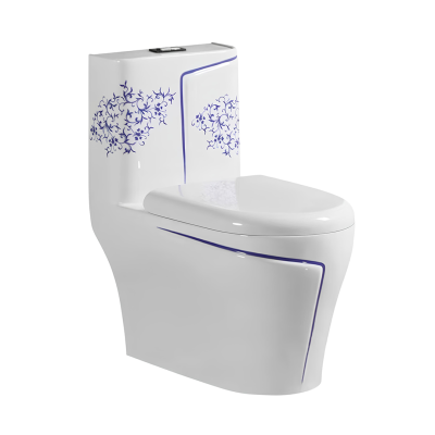 CITY โถสุขภัณฑ์แบบชิ้นเดียว รุ่น CT-2292A สีขาวลาย