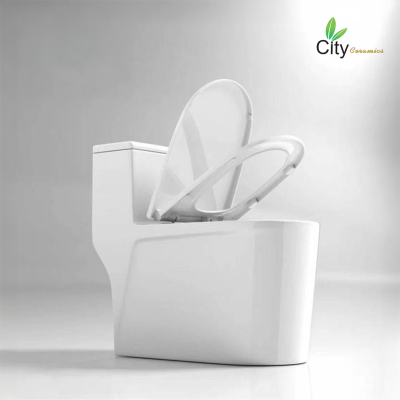 CITY โถสุขภัณฑ์แบบชิ้นเดียว รุ่น CT-4404 สีขาว