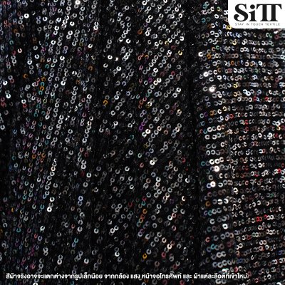 ผ้าปักเลื่อมยืด
