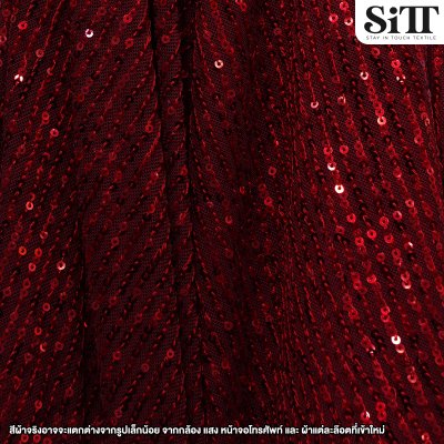 ผ้าปักเลื่อมยืด
